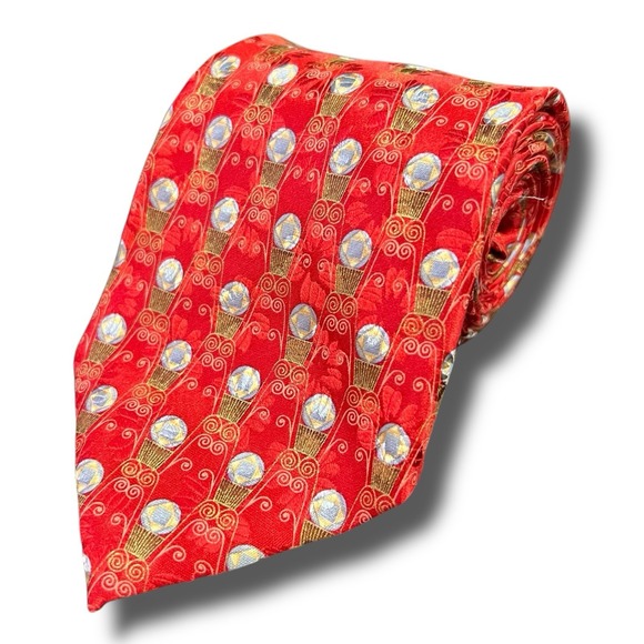 ERMENEGILDO ZEGNA Neck Tie Disegno Esclusivo‎ 3.75" 100% Silk Made In Italy - Picture 1 of 5